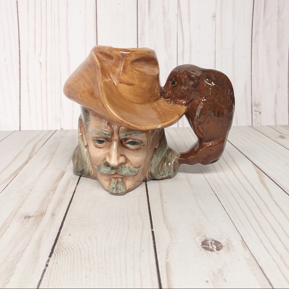 Vintage 1970’s Byron Molds Cowboy Head Coffee Mug